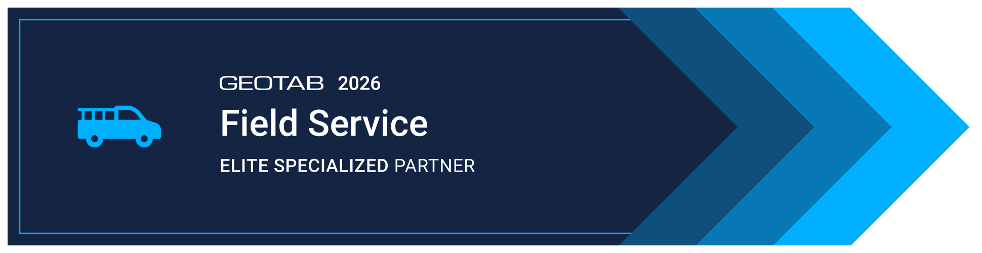 Geotab 2026 Field Service Elite Specialized Partner banner